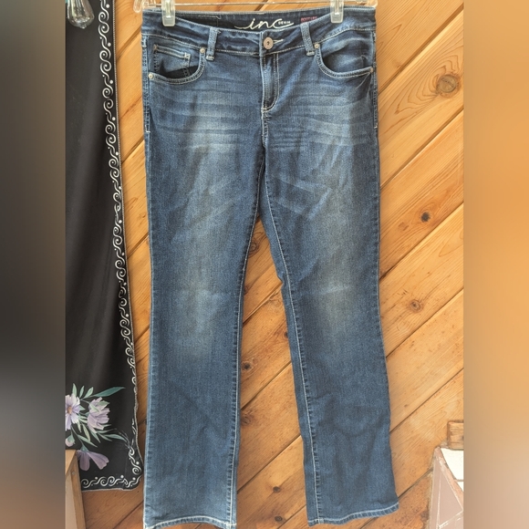 INC International Concepts Denim - INC bootleg regular fit jeans